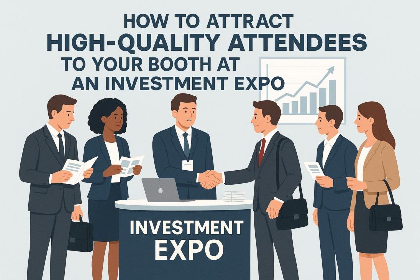How to Attract High-Quality Attendees to Your Booth at an Investment Expo